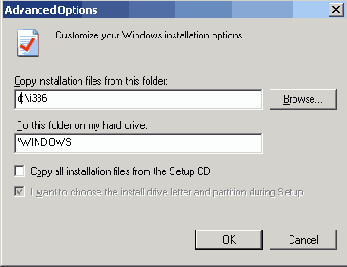   Advanced Options